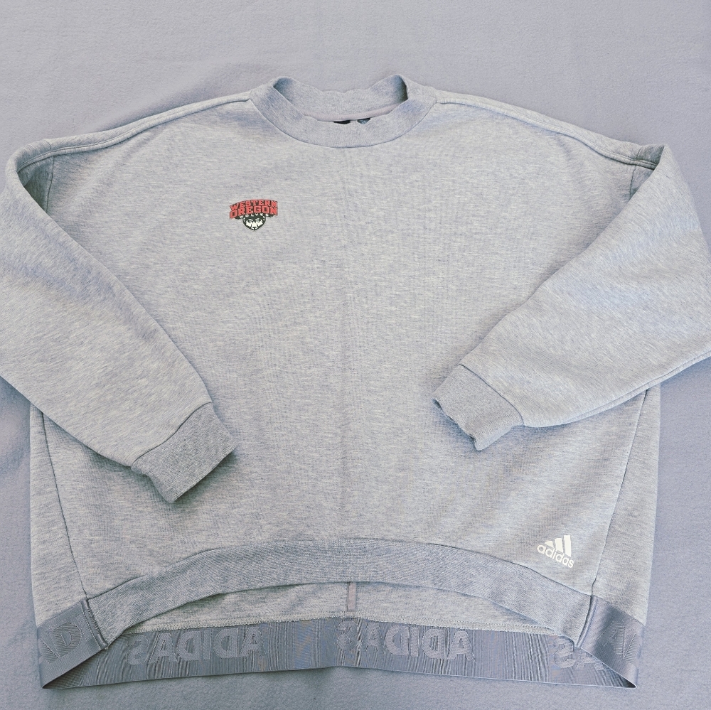Adidas Gray Men's XL Sweatshirt Western Oregon Wolves